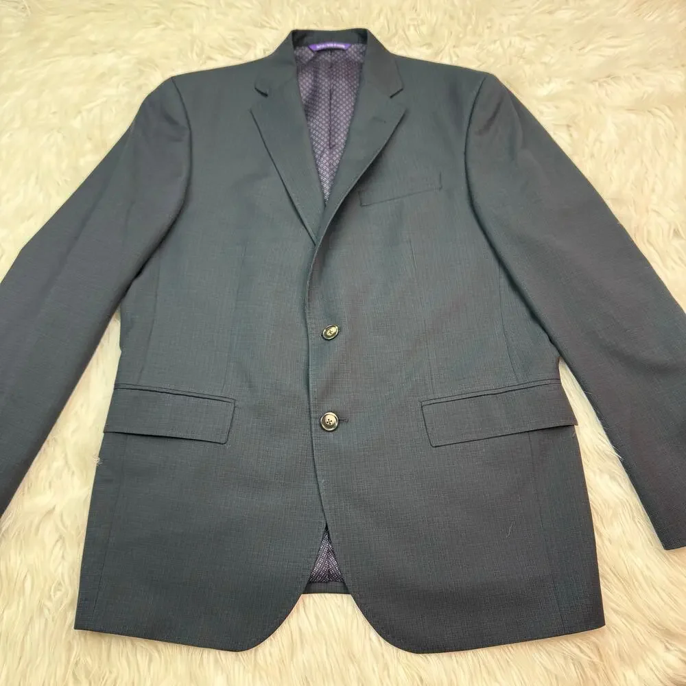 Ted Baker London Men's Endurance Jay Blazer Blue Stripe‎ & Check 40S - LOT OF 2